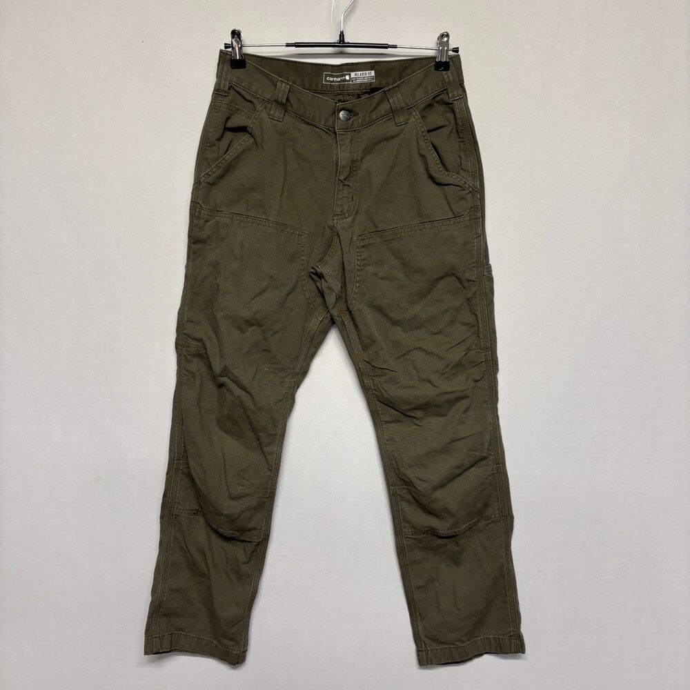 Carhartt Men Rugged Flex Double Knee Pants Size 30x30 Relaxed Fit C132 -29